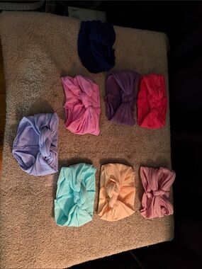 Baby Soft Knotted Headbands - Assorted Pastel Colors